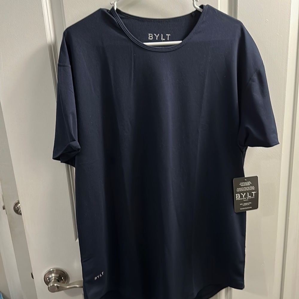 BYLT Basics Navy Drop Cut T-Shirt XL NEW WITH TAGS. Never Worn!